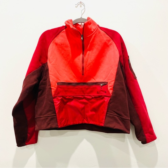 Jordan 23 Engineered Fleece Top Red DM5292-648 Women Size L NWT - Picture 6 of 14